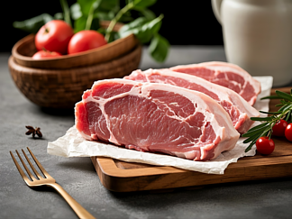 散养黑猪肉肉类产品宣传推广海报背景