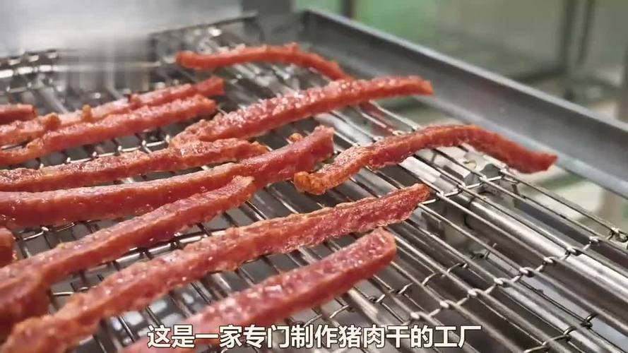 探访肉类食品工厂 猪肉干是如何制作的